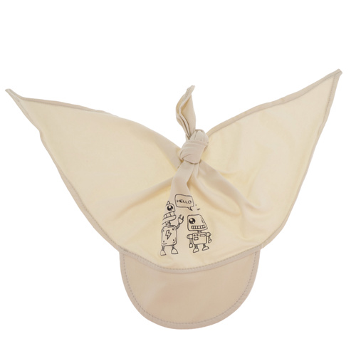 Foulard con visiera in cotone bambino, azzurro, Robik