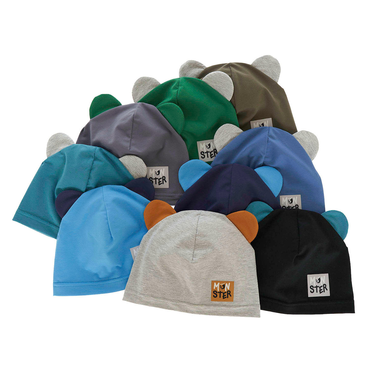 Berretto autunno/primavera bambino, blu, in cotone, Jugo