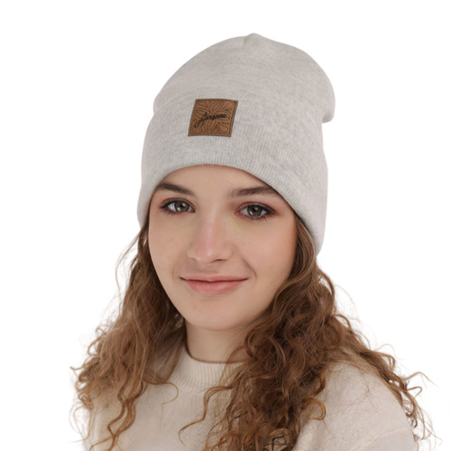 Berretto invernale bambina, grigia, Bellona