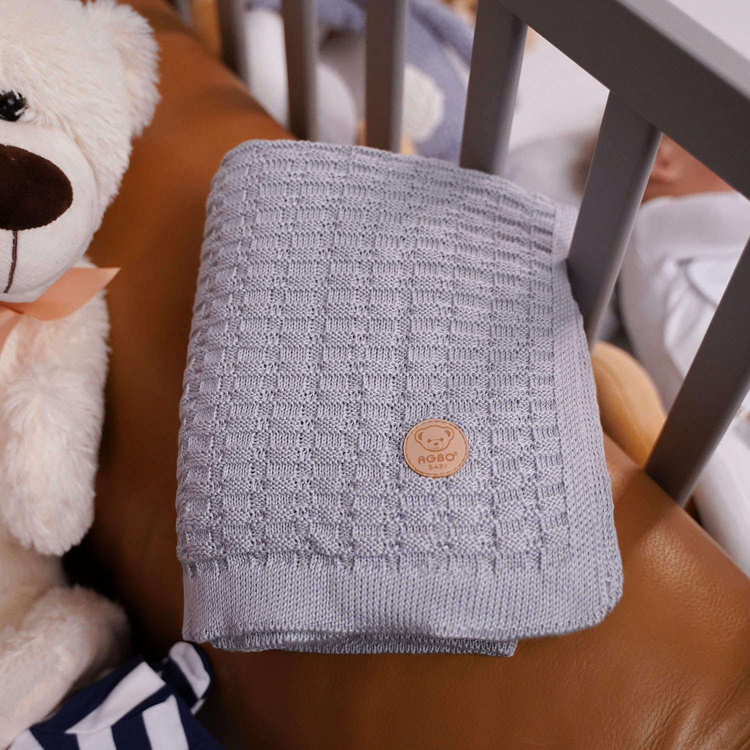 Coperta in bambù per neonato, senape, delicata, Misio