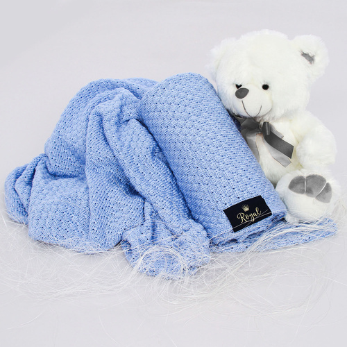 Coperta in bambù per neonato, gialla, delicata, Royal