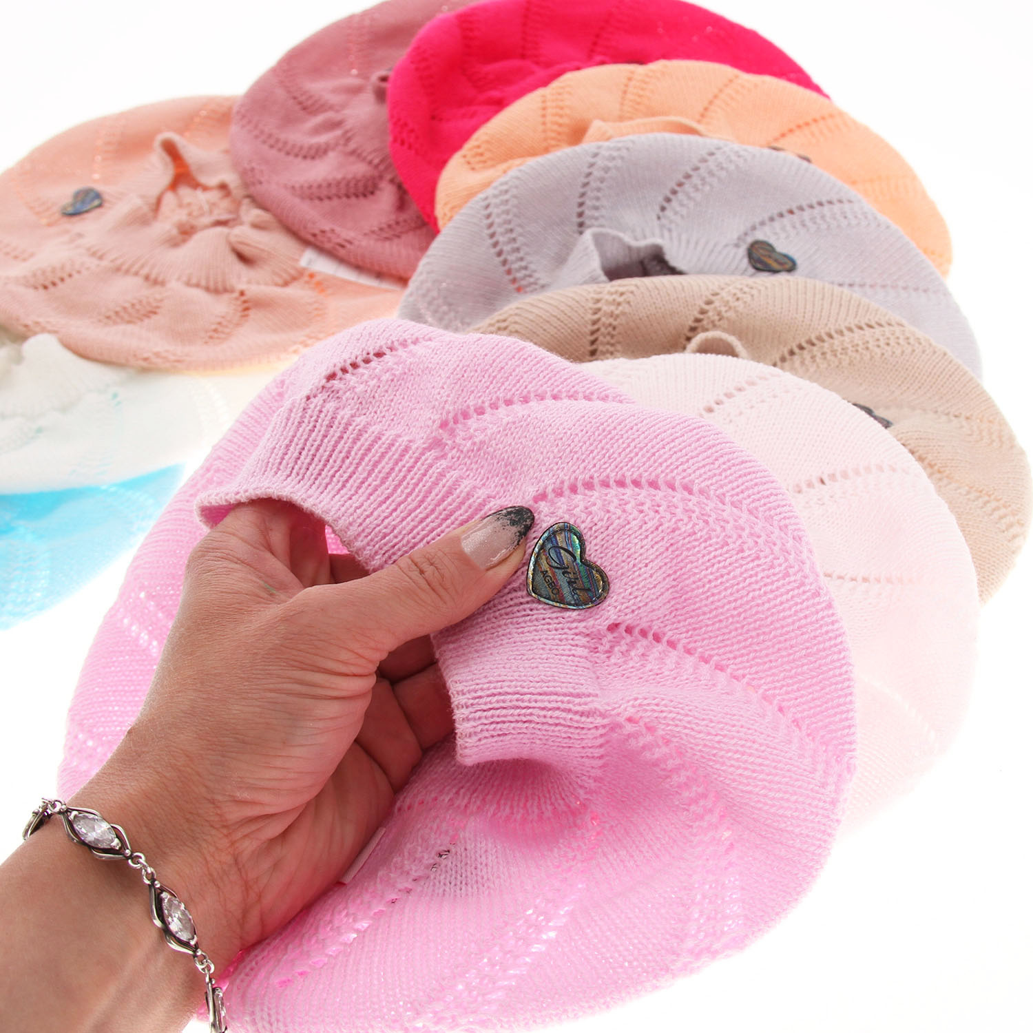 Berretto autunno/primavera bambina, beige, Hilda