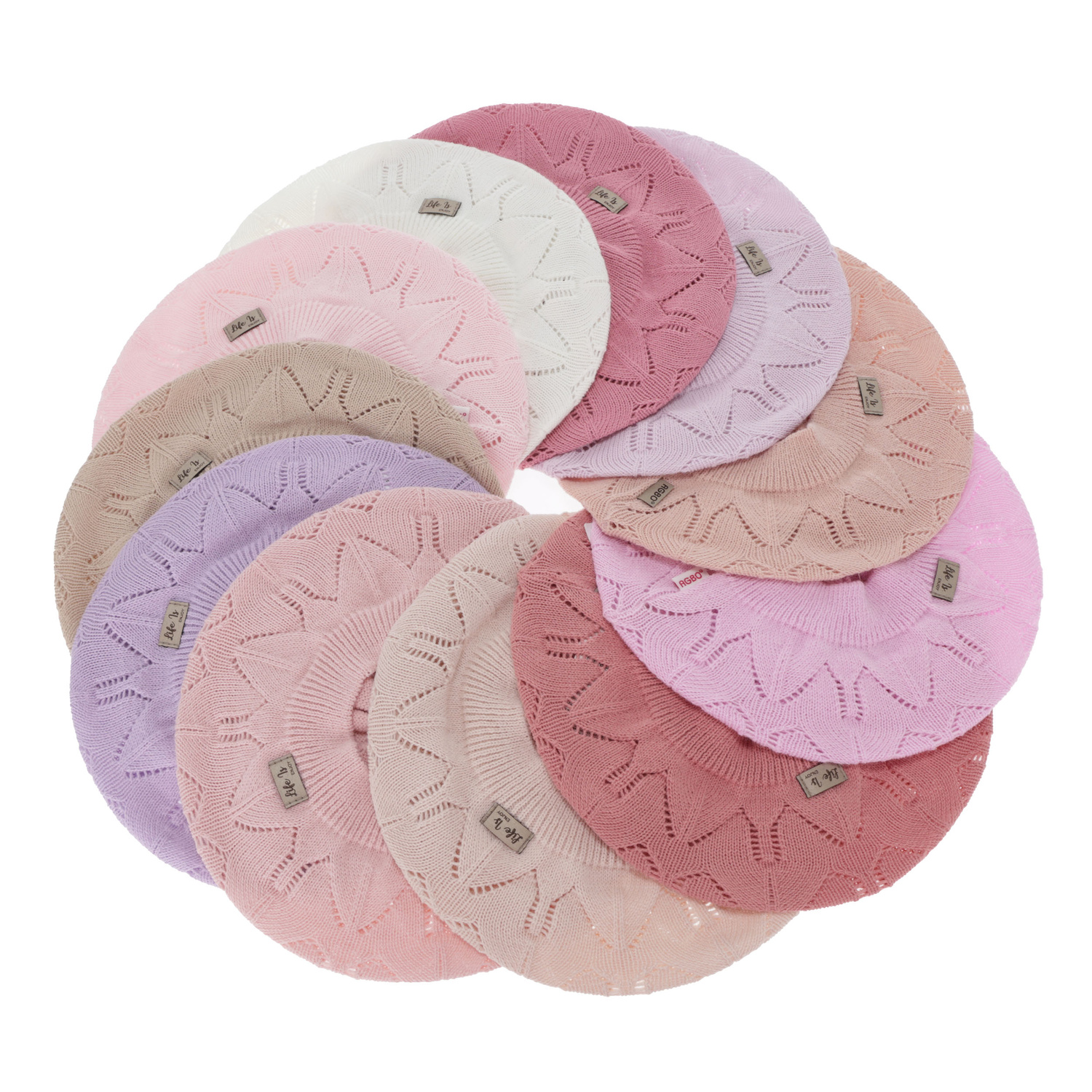 Beret autunno/primavera bambina, rosa, Liveria