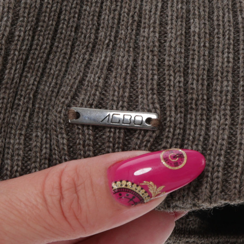 Berretto invernale uomo, khaki, con lana merino, Baltor