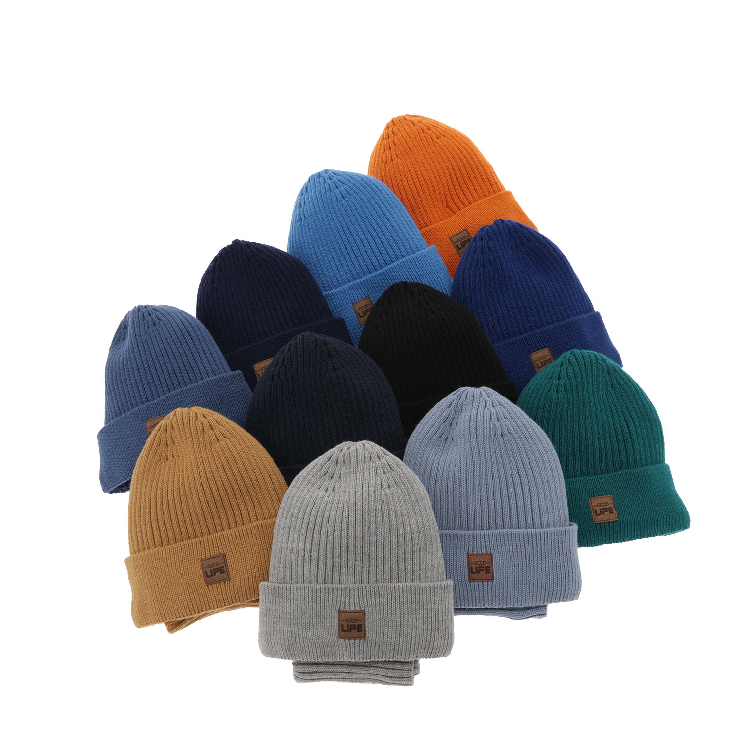 Set invernale bambino: berretto e scaldacollo, verde smeraldo, Basilio