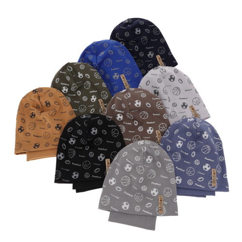 Set autunno/primavera bambino: berretto e scaldacollo, cotone, blu scuro, Paolo