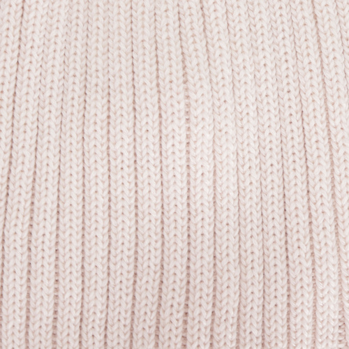 Berretto invernale donna, rosa chiaro, con lana merino, Soletta