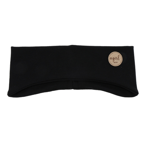 Fascia per capelli autunnale e primaverile per bambina, Maranta nera