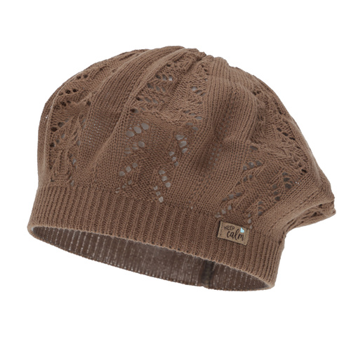 Beret per bambina autunno/primavera, marrone, Kevira