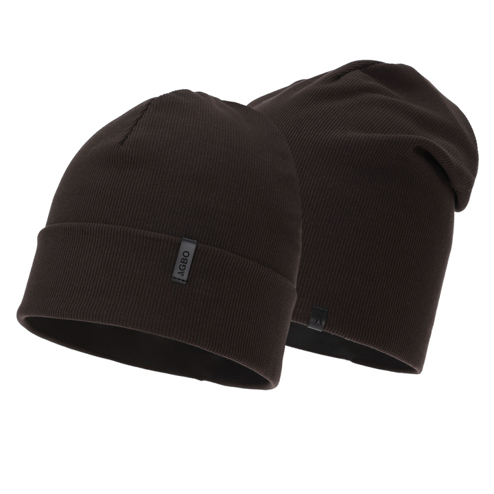 Berretto autunno/primavera uomo, cotone, marrone, Flurry