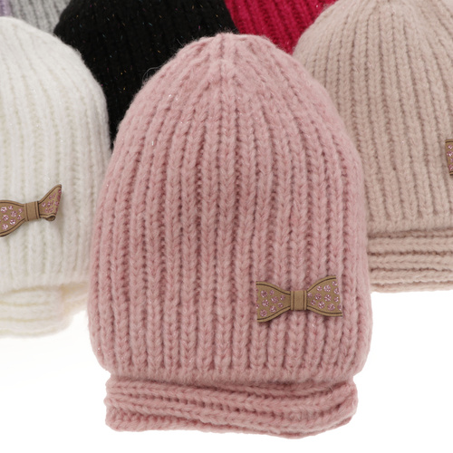 Set invernale bambina: berretto e scaldacollo, rosa, Ingrid