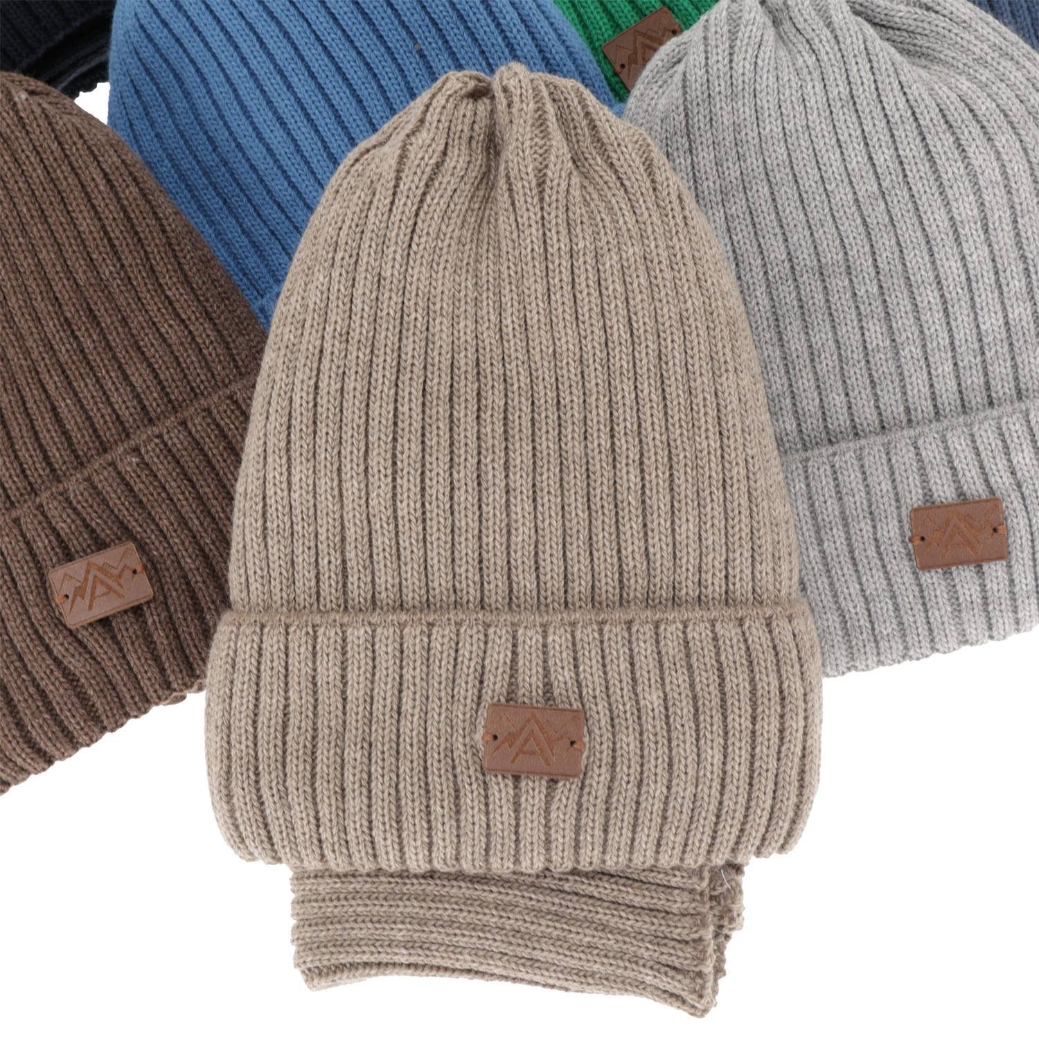 Set invernale bambino: berretto e scaldacollo, beige, Fargo