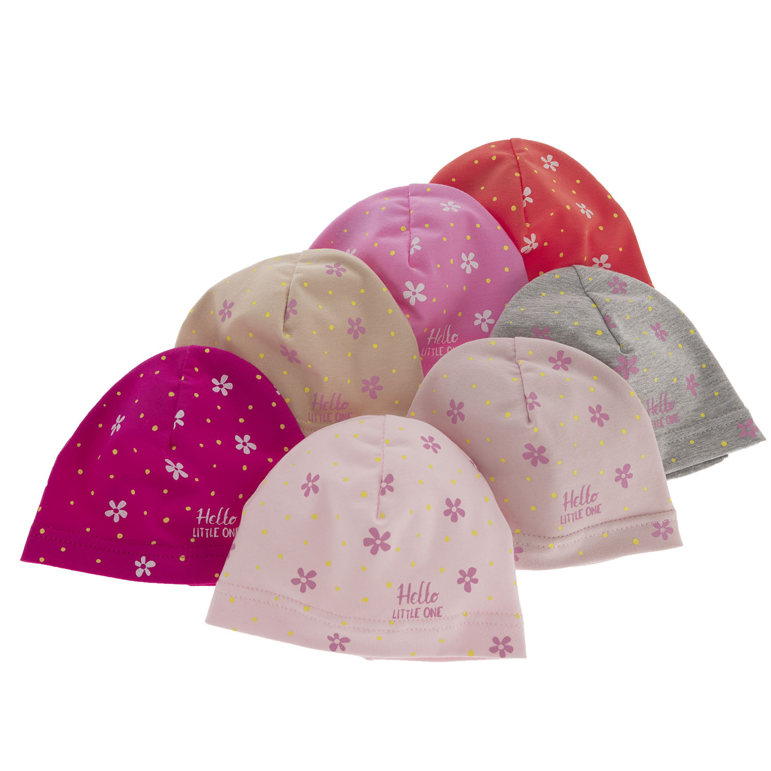 Berretto autunno/primavera bambina, corallo, Nila