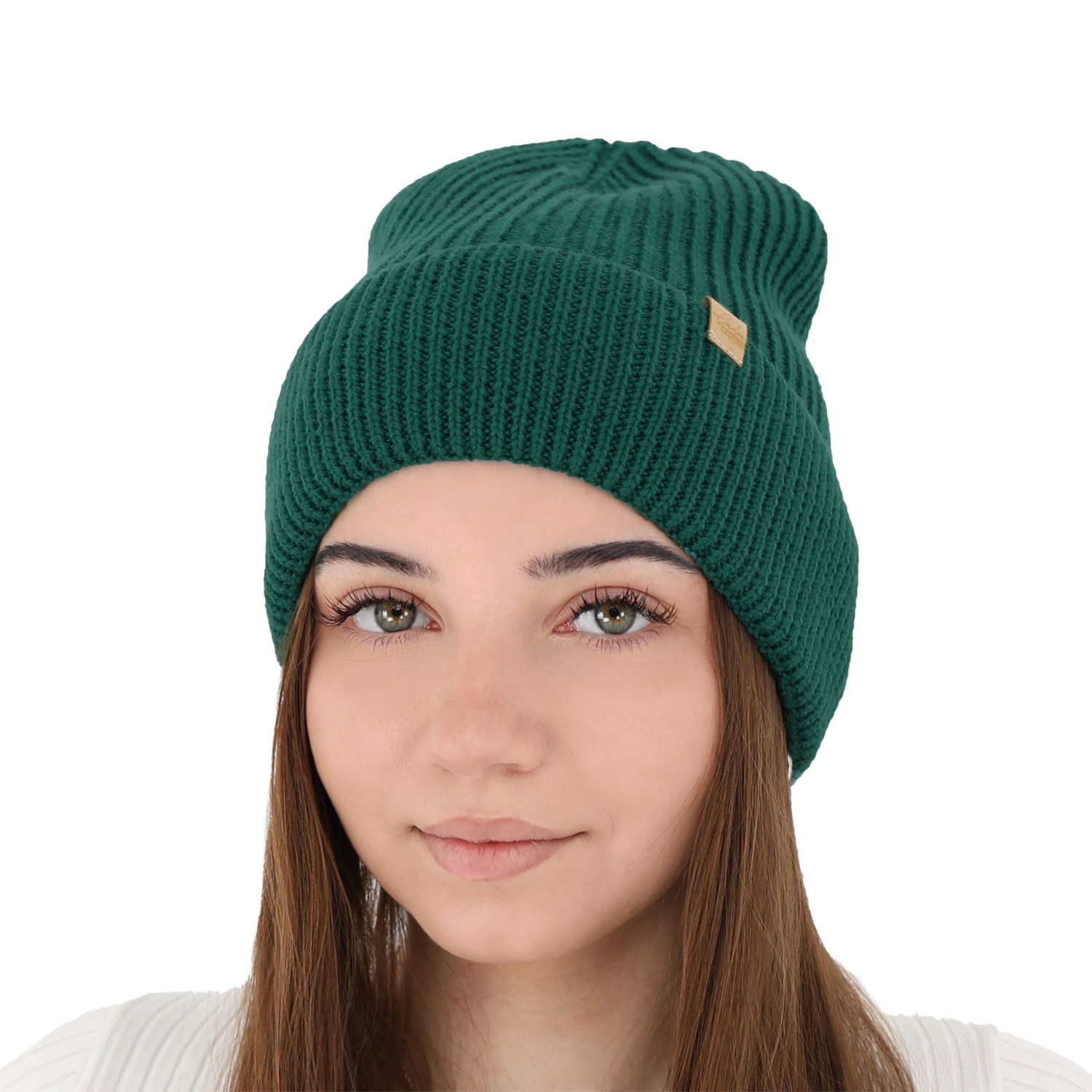 Berretto invernale donna, bianco, 100% Lana Merino, Isla