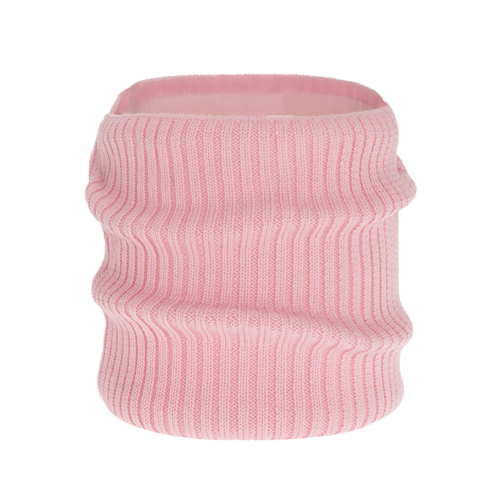 Scaldacollo invernale bambini, rosa, 100% Lana Merino, Abra