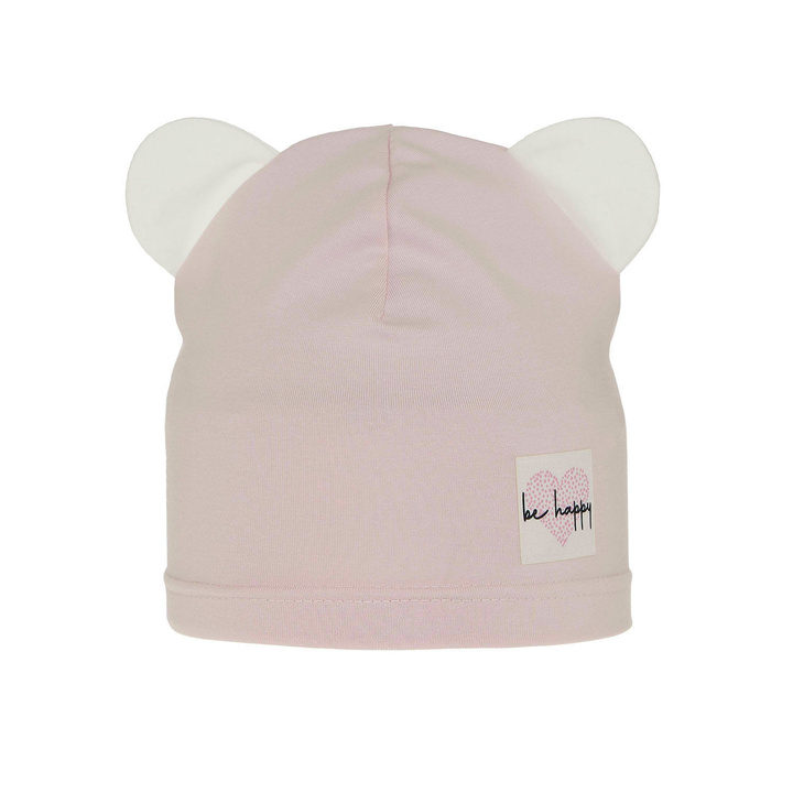 Berretto autunno/primavera bambina, rosa, cotone, Joga