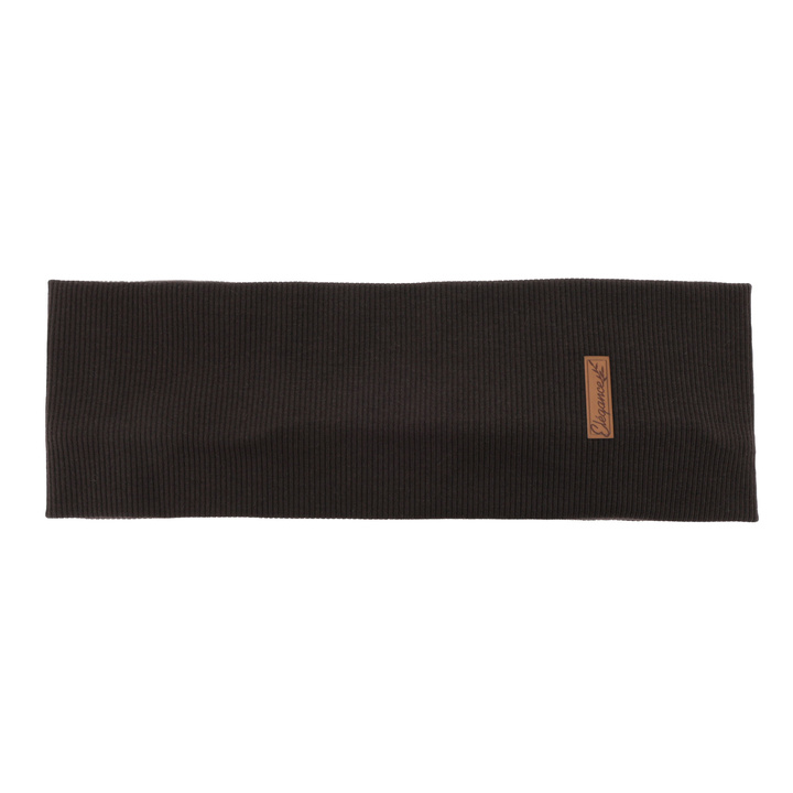 Fascia per capelli autunnale, primaverile, da donna, marrone, in cotone Sharon