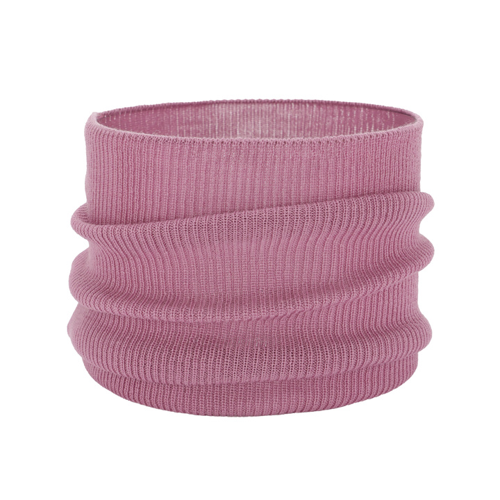 Scaldacollo invernale bambini, wrzosowy, 100% Lana Merino, Zaria