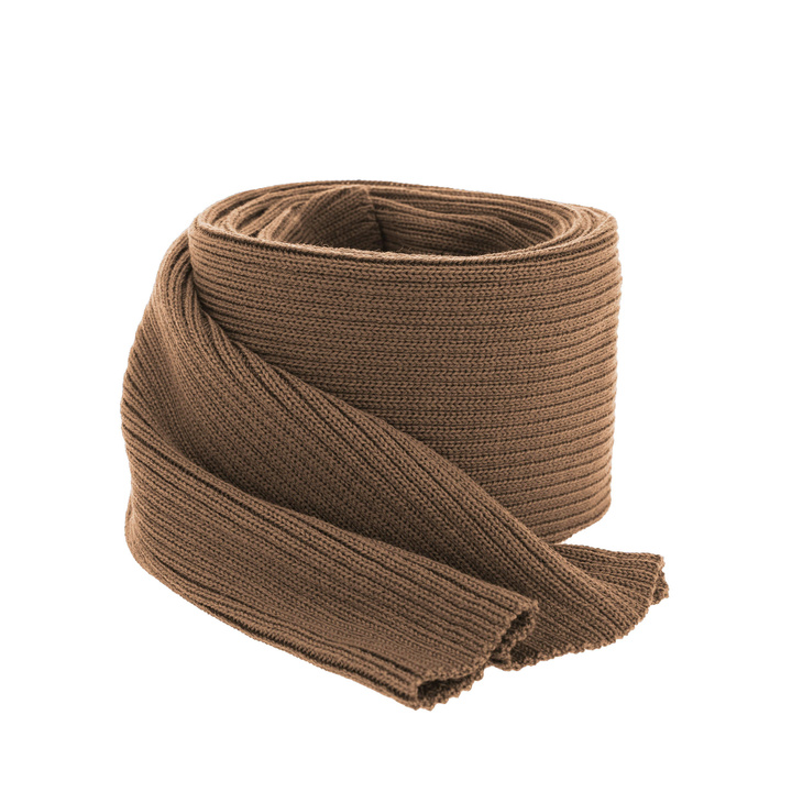 Sciarpa invernale uomo, marrone, 100% Lana Merino, Brayan