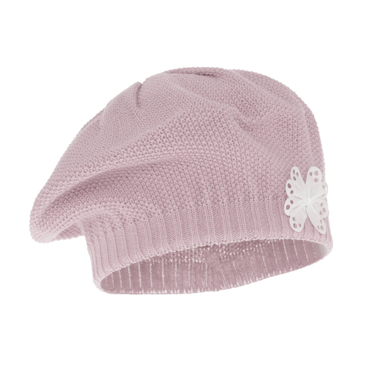 Berretto autunno/primavera bambina, lilla, Costanza