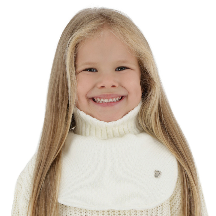 Golf invernale bambina, crema, Pixi