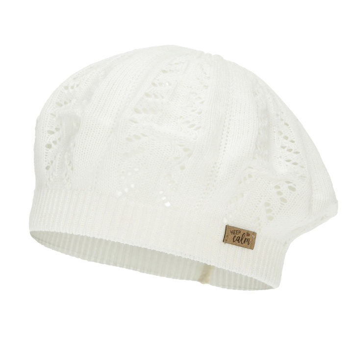 Berretto autunno/primavera bambina, crema, Kevira