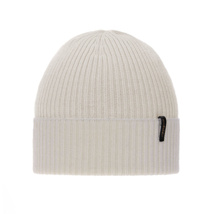 Berretto invernale donna, crema, 100% Lana Merino, Megan